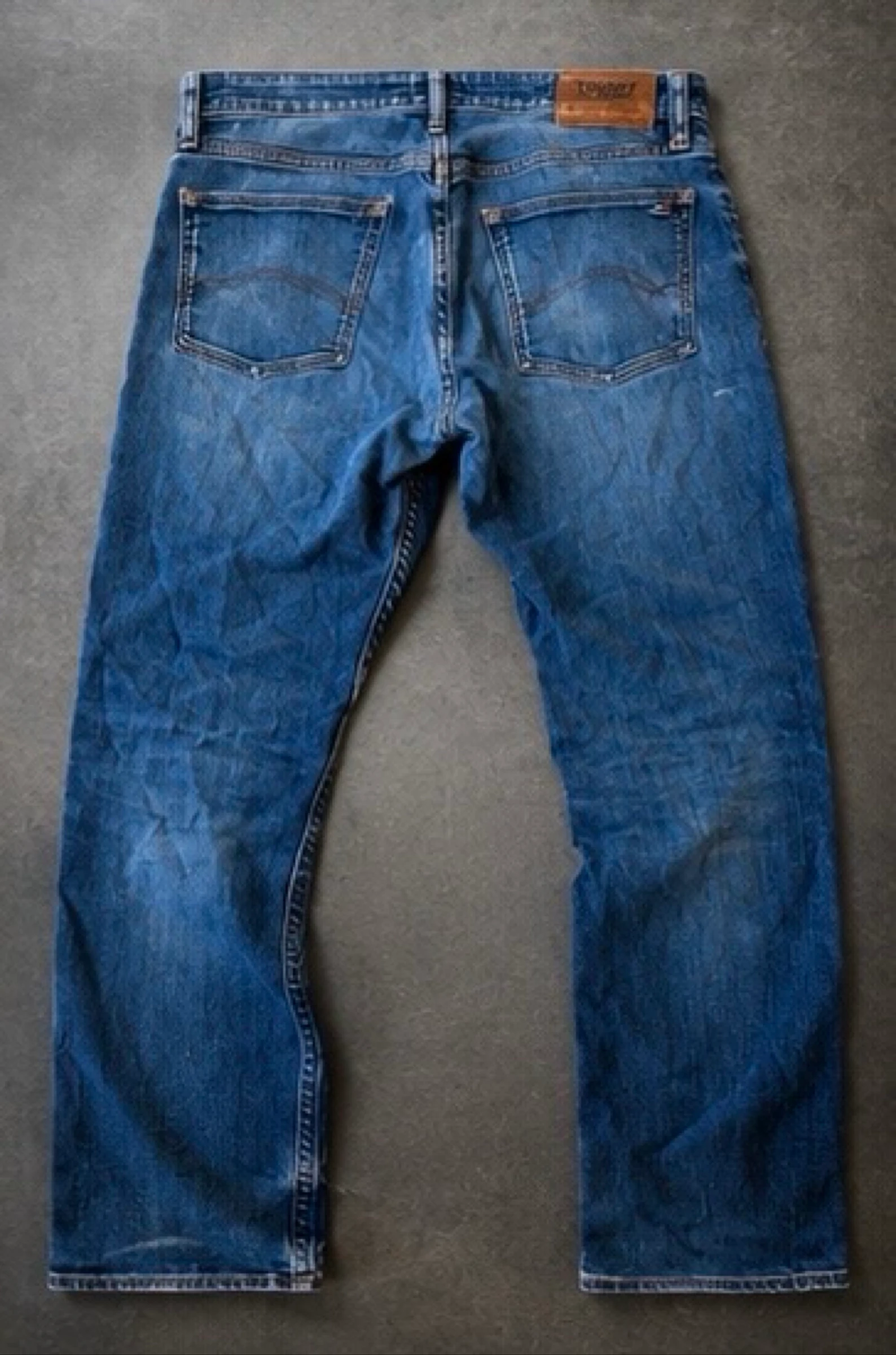 Jeans Tommy Hilfiger Faded Blue Y2K Vintage Rétro 90s Streetwear Exclusif – photo 4
